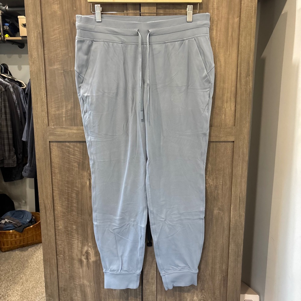 Lululemon ready to rulu Jogger Light Blue High Rise Sweatpants Size 12 LW5CP1S